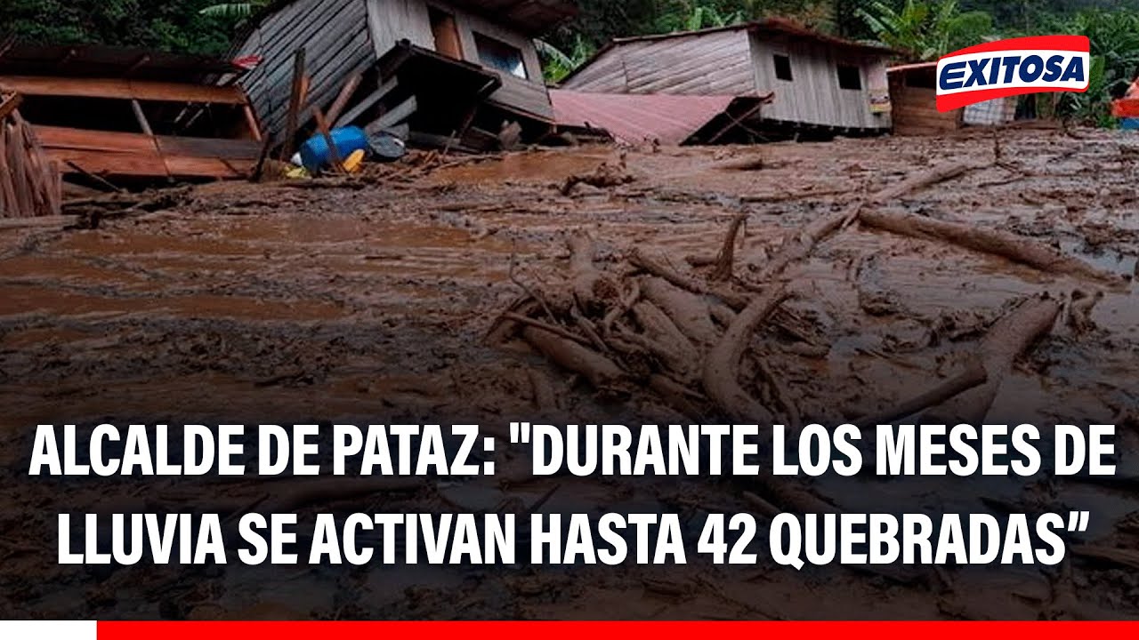 🔴🔵 Alcalde de Pataz: "Durante los meses de lluvia se activan hasta 42 quebradas que generan huaicos"