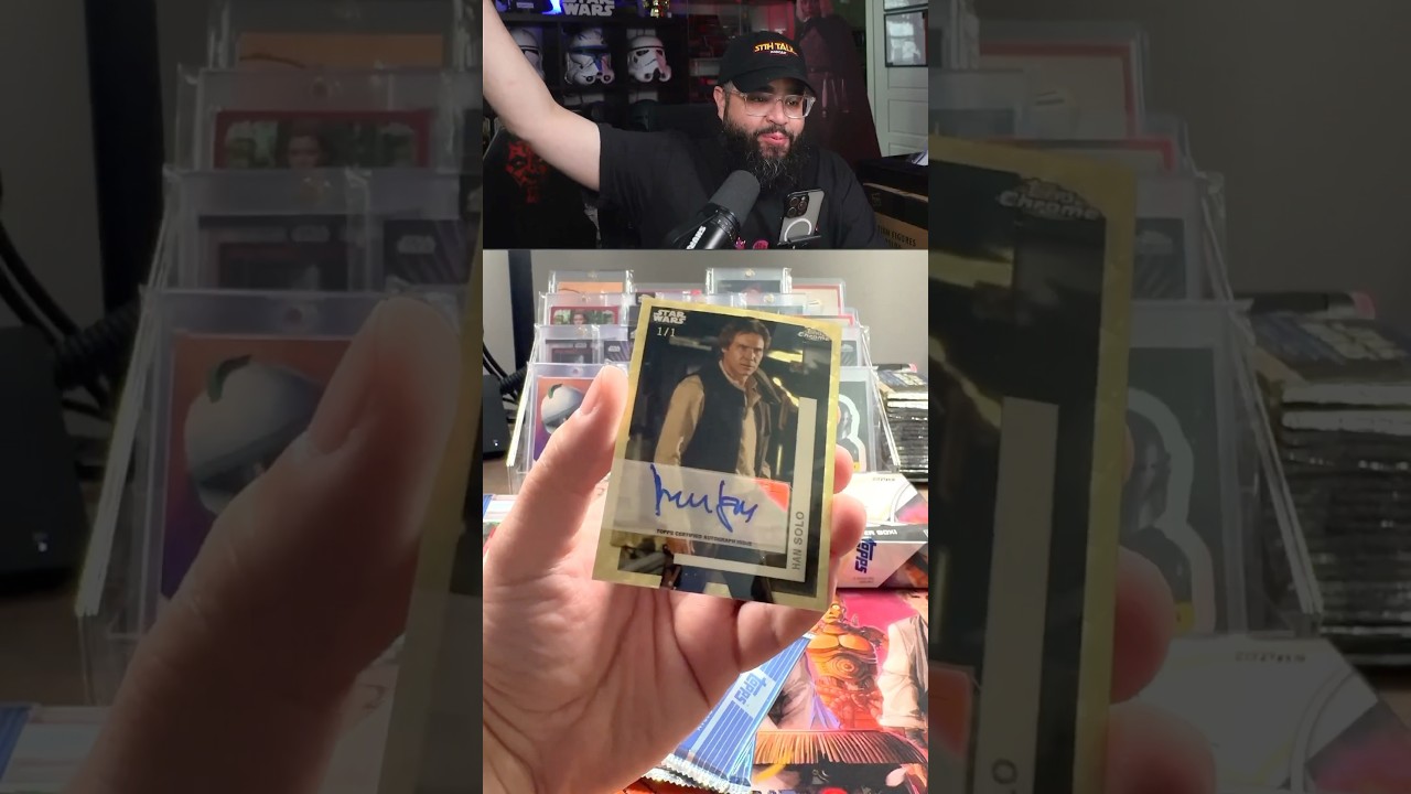 Сзади 1/1 Auto Superfractors из наборов Topps National 2024/Star Wars Redemption