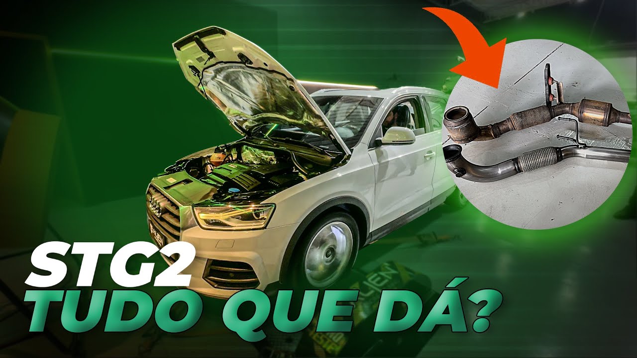 AUDI Q3 2.0 2016 - STAGE 2!!🔥 TURBINA DE 211 AGUENTA PRESSÃO??