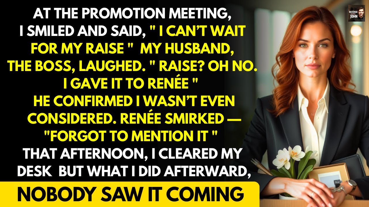 At the Promotion Meeting I Expected My Raise — But My Boss Husband Gave His Mistress the Luxury Seat