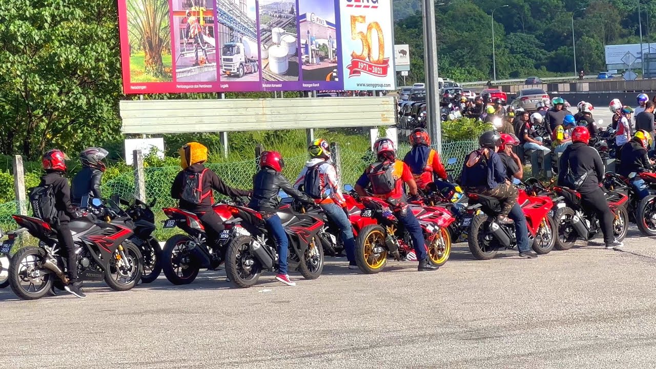 CBR250RR &CBR150R convoy karak highway sunday Ride/Exhaust sound/R1M,R6,S1000RR,ZX10R,panigale v4