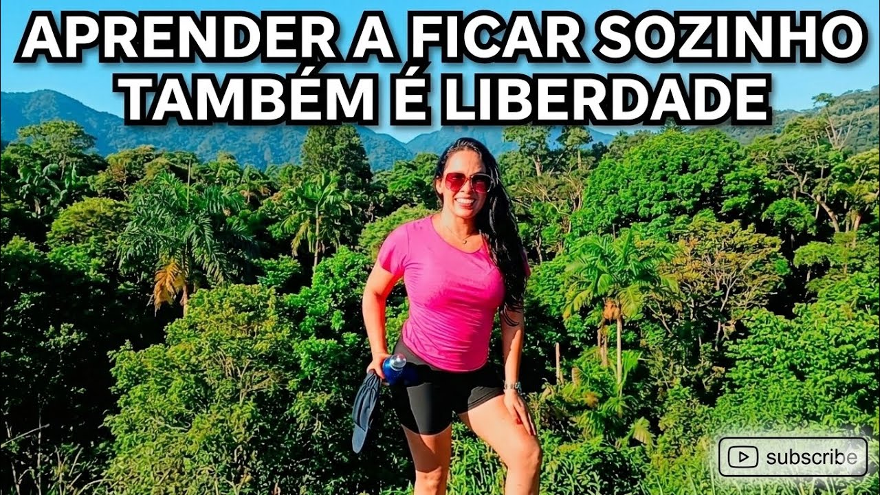 Aprender a ficar sozinha também é liberdade. Reflexão + vista do parque Natural  Gericinó 