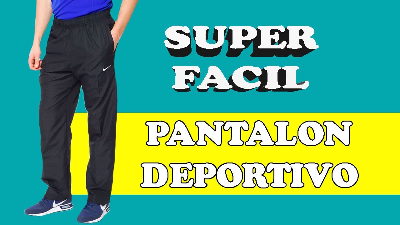 MUY FACIL-PANTALON BUZO DEPORTIVO TIPO NIKE DE HOMBRE|Tips De Confeccion.