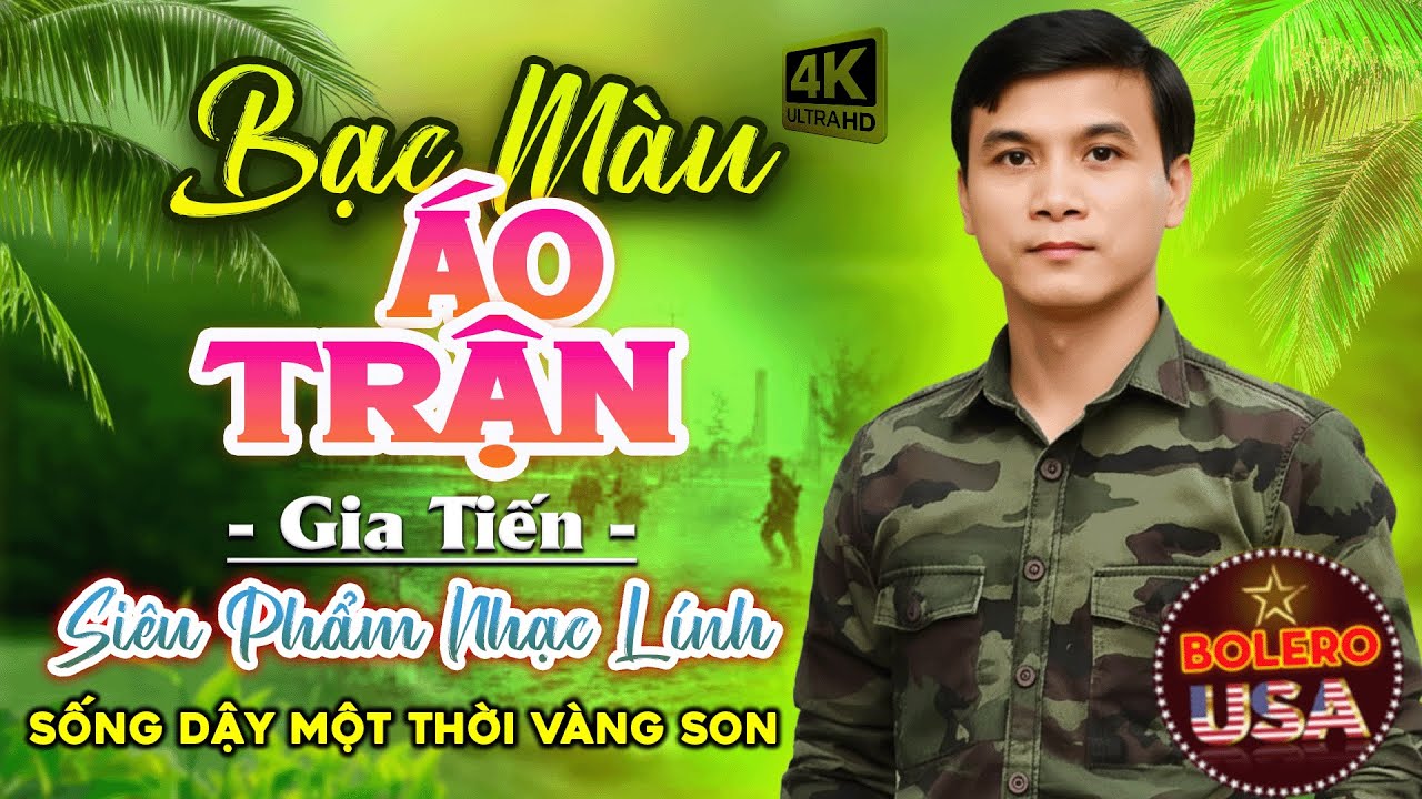 Bạc Màu Áo Trận - LK Nhạc Lính Bolero Trữ Tình Hải Ngoại Nhạc Lính Xưa 1975 HAY NHẤT MỌI THỜI ĐẠI.