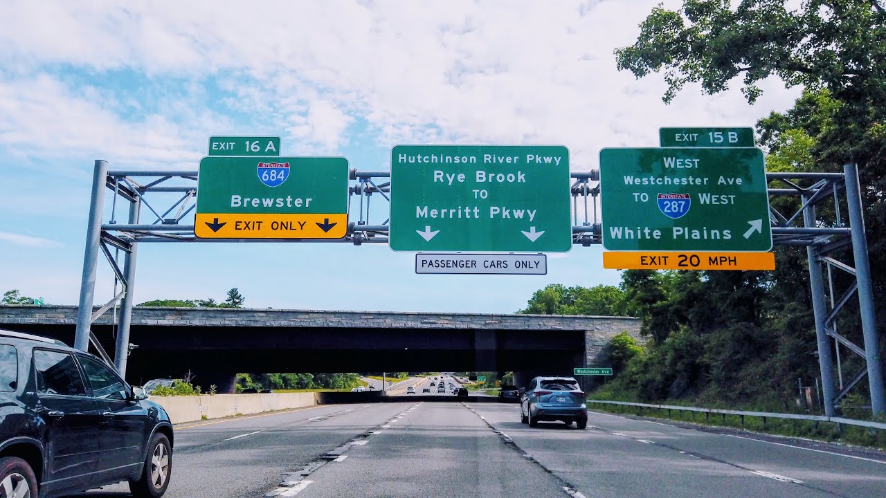 Hutchinson River Parkway north full length | Bronx & Westchester County, New York