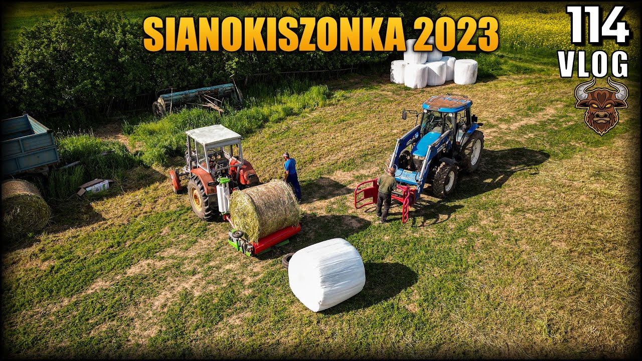 Robimy sianokiszonkę. Pierwszy pokos udany. Team baloty :) | Vlog 