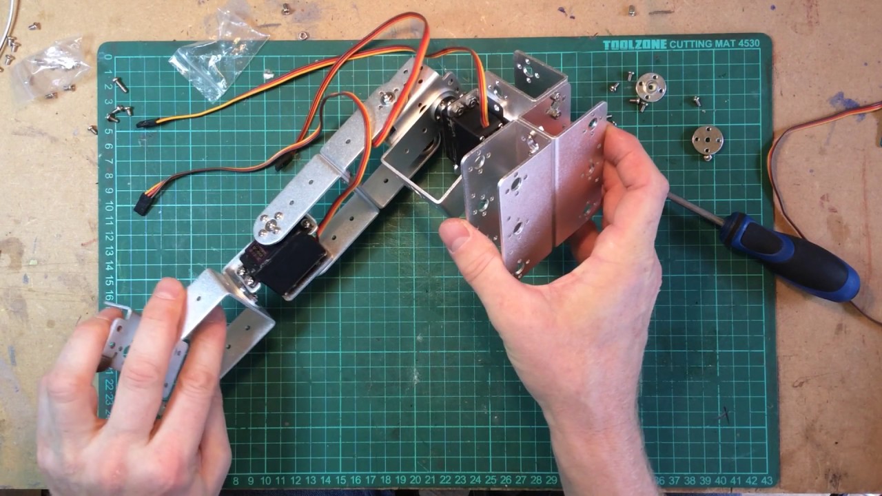 Dad Built: eBay 6DOF Robotic Arm build (part 4) - Finished!