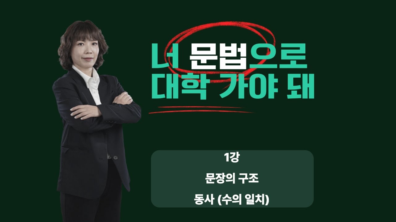 30분 안에 수능 어법 끝장내기 1강