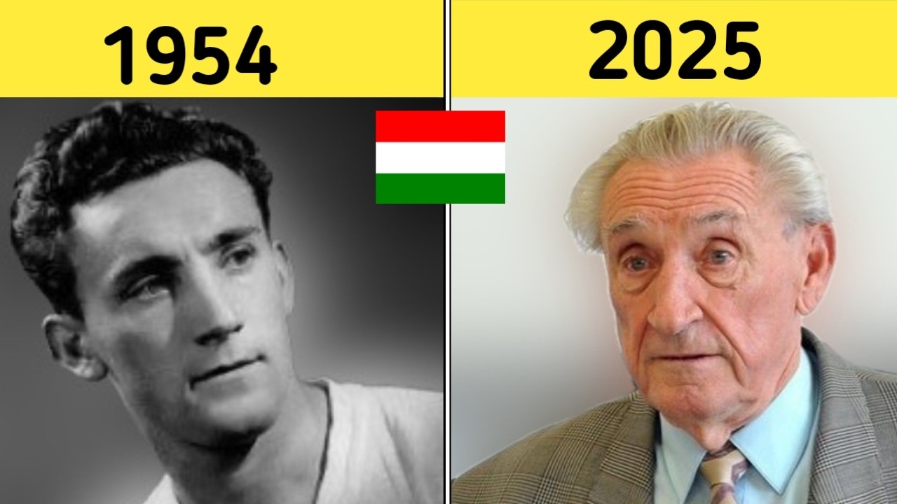 Hungary 🇭🇺 1954 World Cup Squad – Then and Now | Golden Team Legends