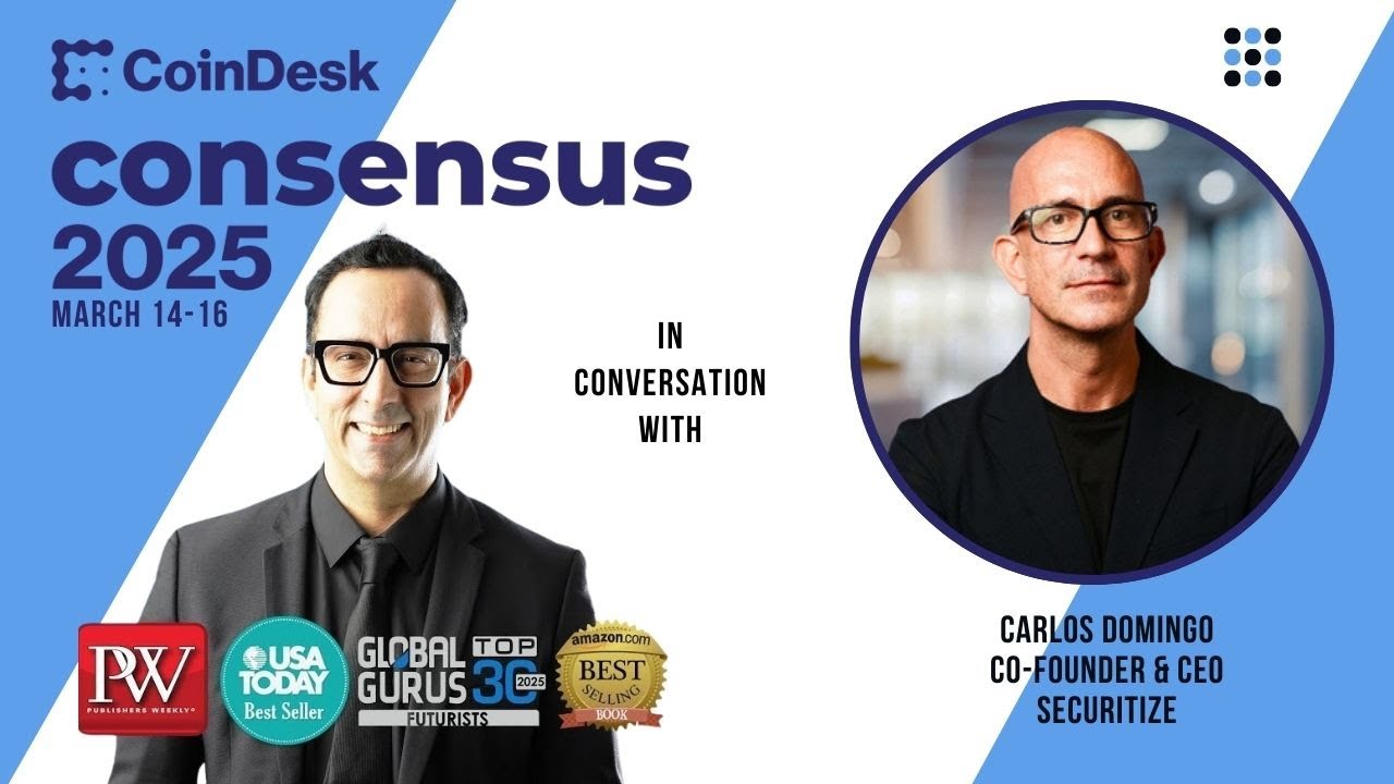 Pioneering the Future of Digital Securities with Carlos Domingo #CarlosDomingo #Consensus2025