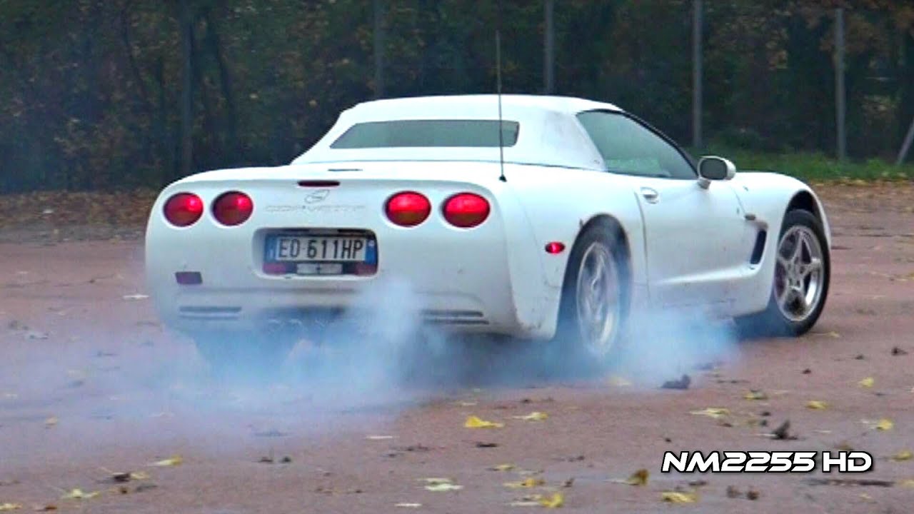 Corvette C5 Burnout and Donuts!