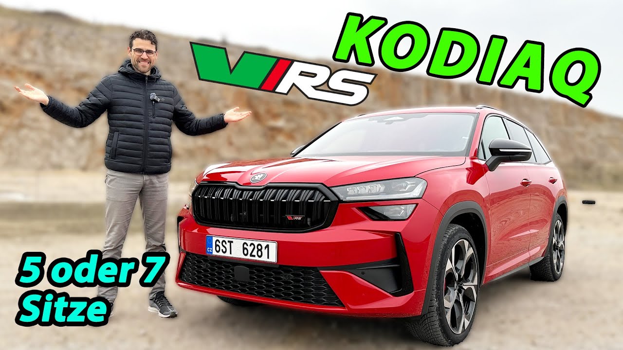 Platz und Fahrspaß? Neuer Skoda Kodiaq RS im Test 5- vs 7-Sitzer