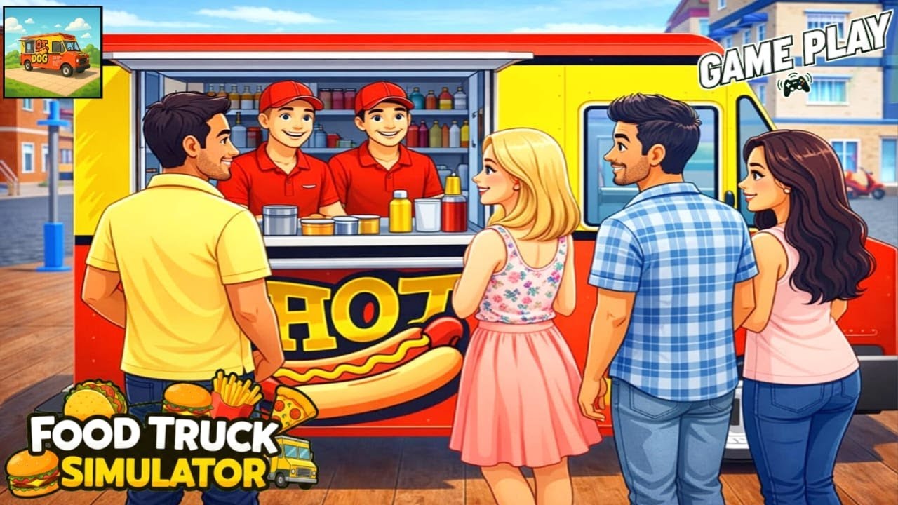 My Food Truck Simulator –  Gameplay Walkthrough 🚚🍔