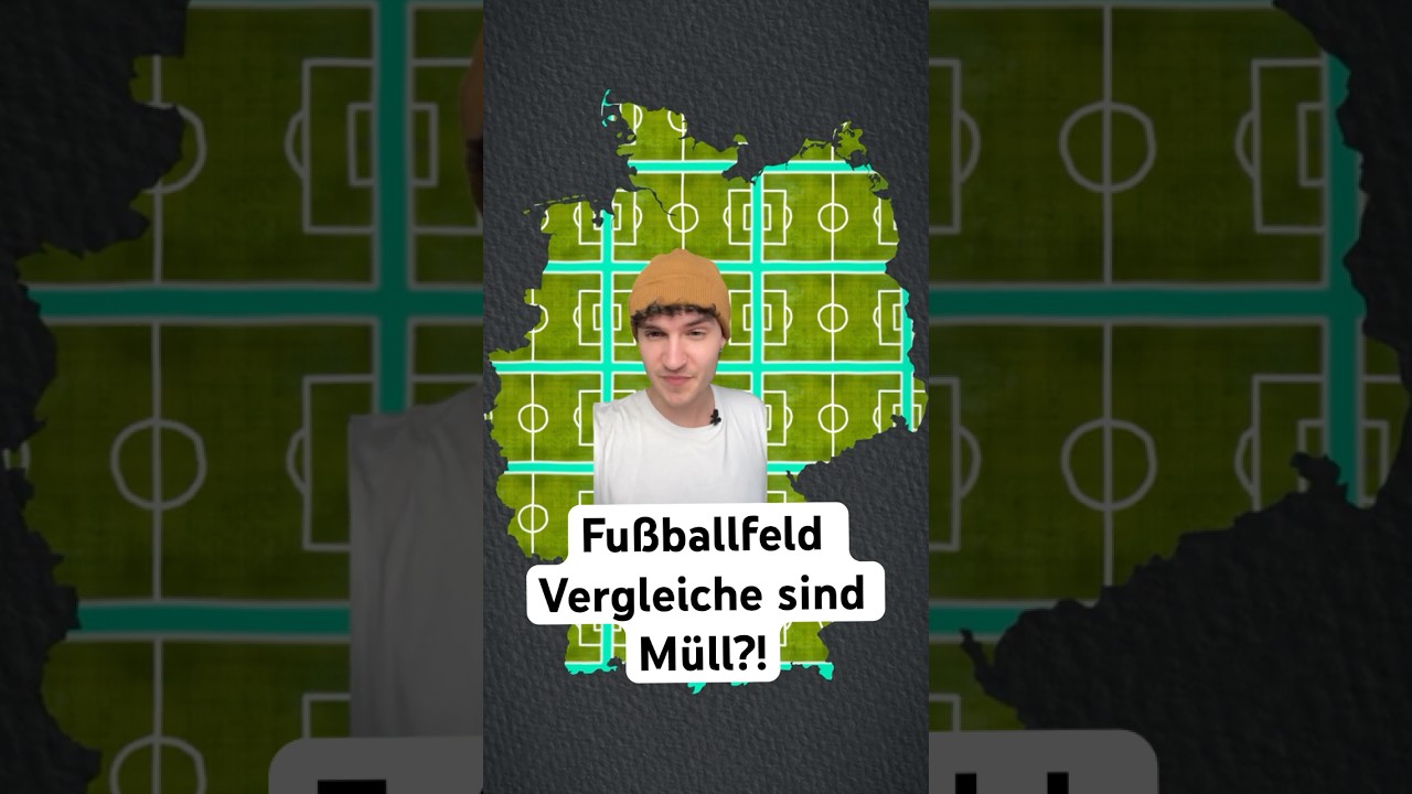 Fu&szlig;ballfeld Vergleiche sind M&uuml;ll?! #shorts