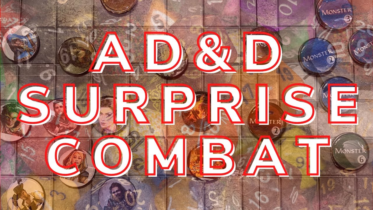 AD&D 1e how to use combat surprise
