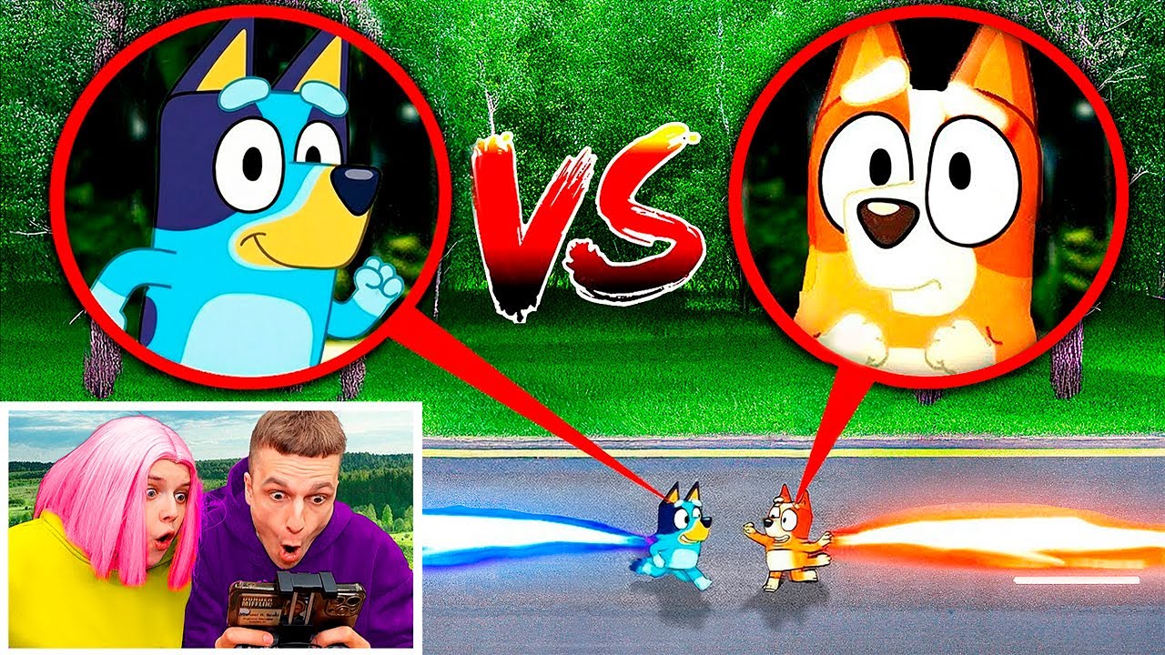 МОЙ ДРОН СНЯЛ БЛУИ vs БИНГО В РЕАЛЬНОЙ ЖИЗНИ!!
