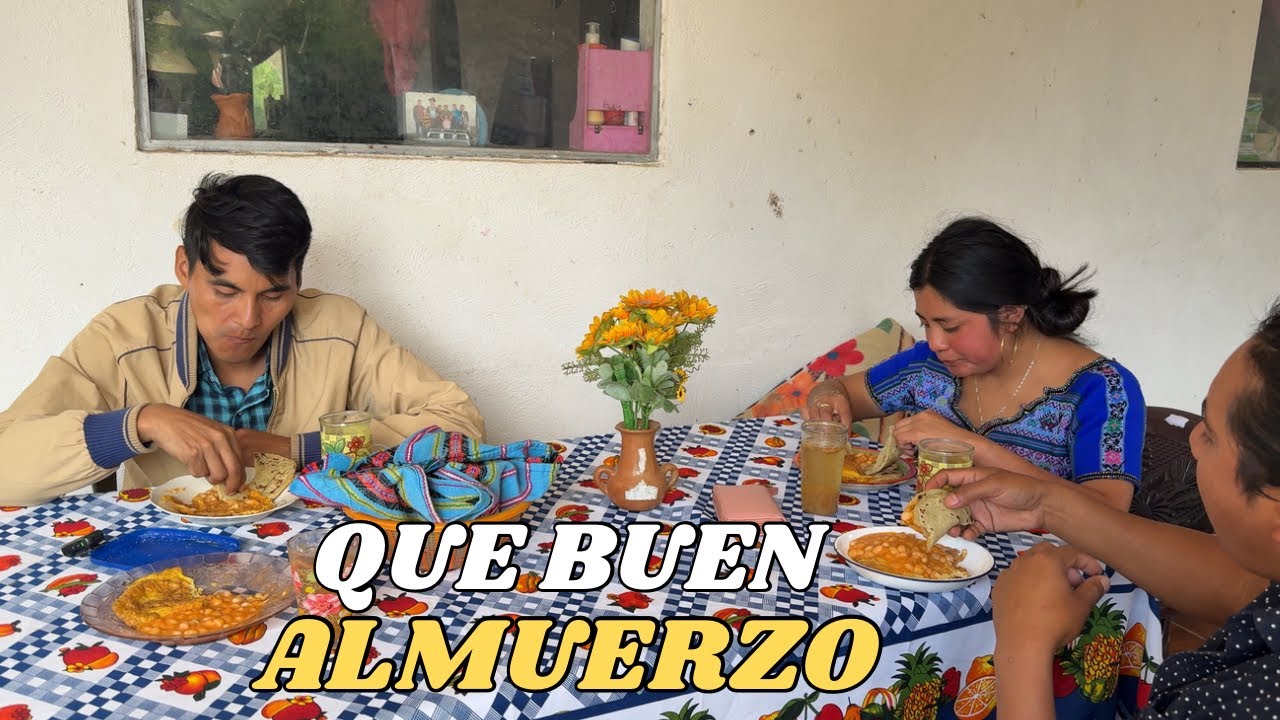 👉🏼Almorzando Unos RICOS Huevos Con FRIJOL Blanco🤤