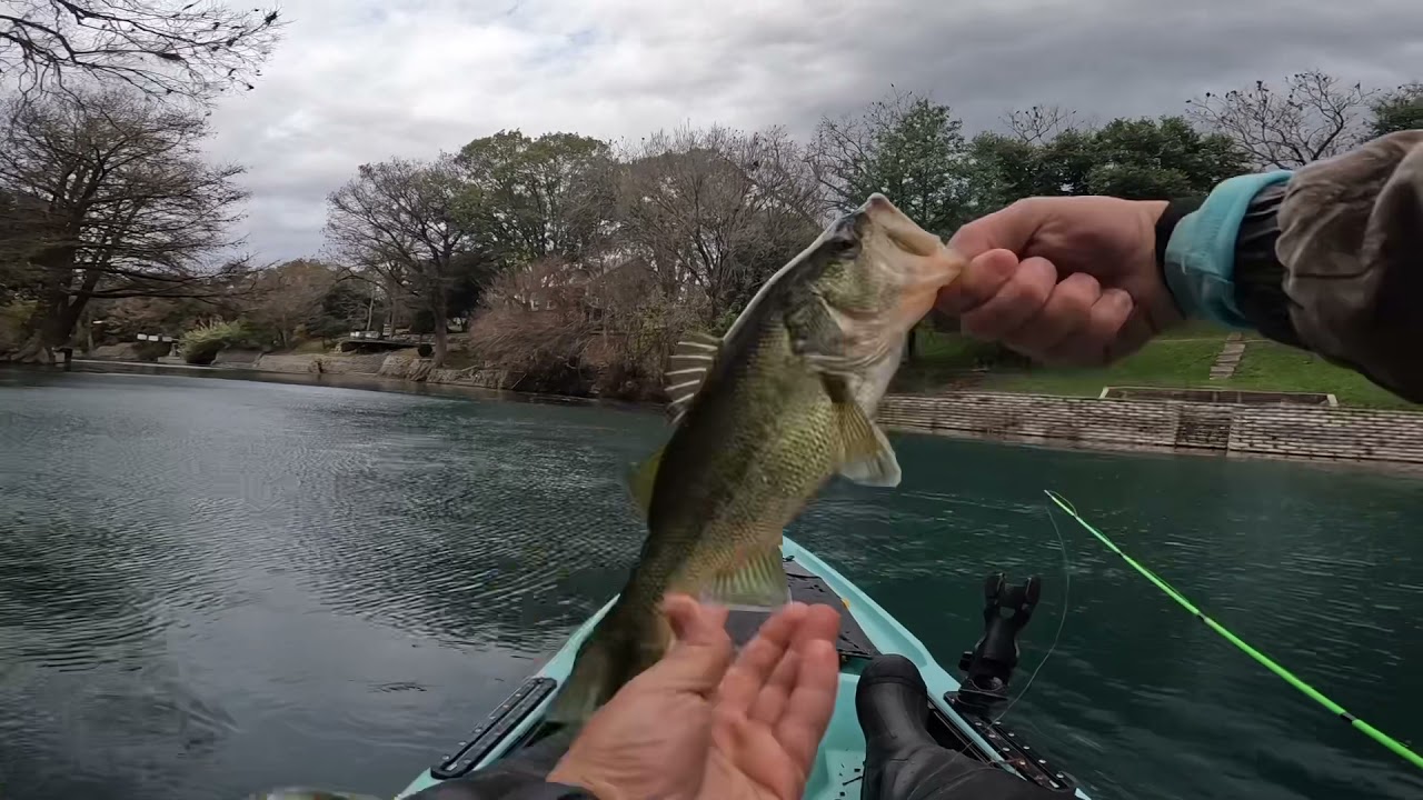 Bass fishing COMPILATION 8 POUND PERSONAL BEST BASS on lake Dunlap