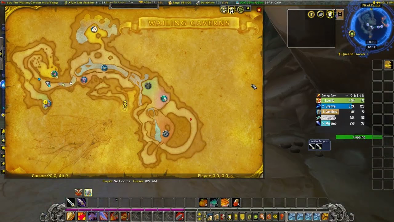 MOP - Level 17-18 - Tanking Wailing Caverns