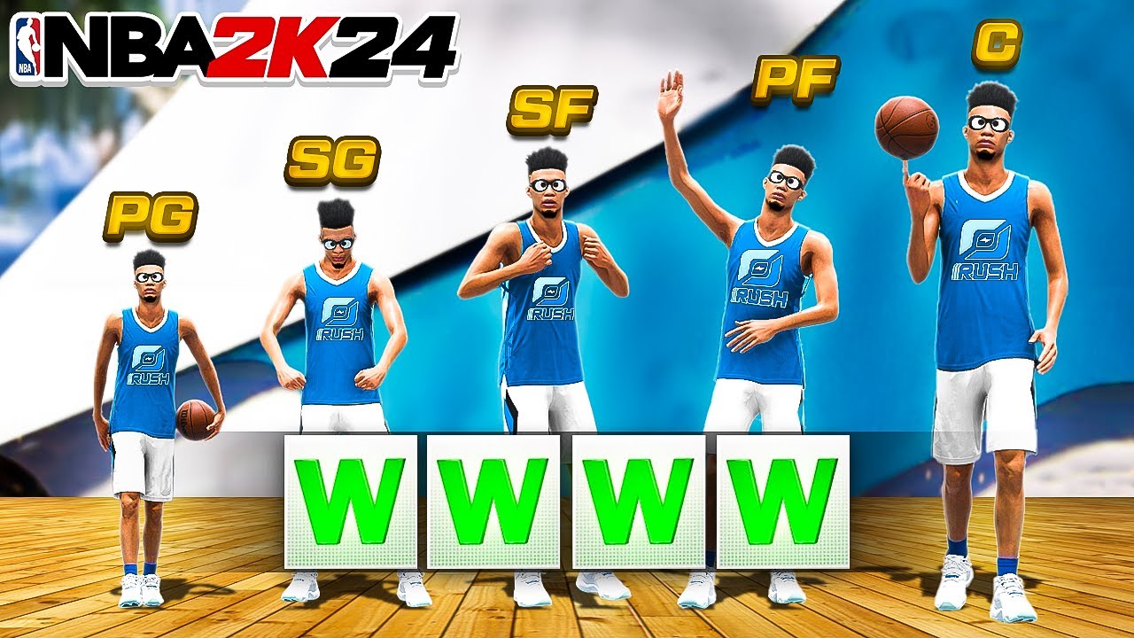 WINNING THE 1v1 RUSH EVENT with EVERY BUILD in NBA 2K24..