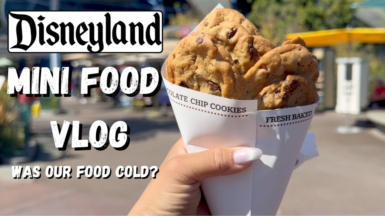 Mini Disneyland Food Vlog | When Your Disney Food Comes Out Cold…