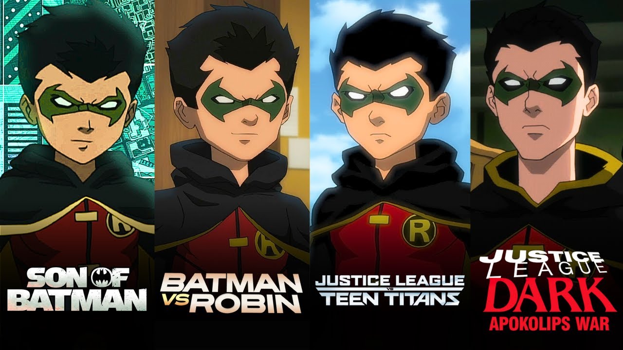 The Evolution of Damian Wayne Robin (The DC Animated Movie Universe)