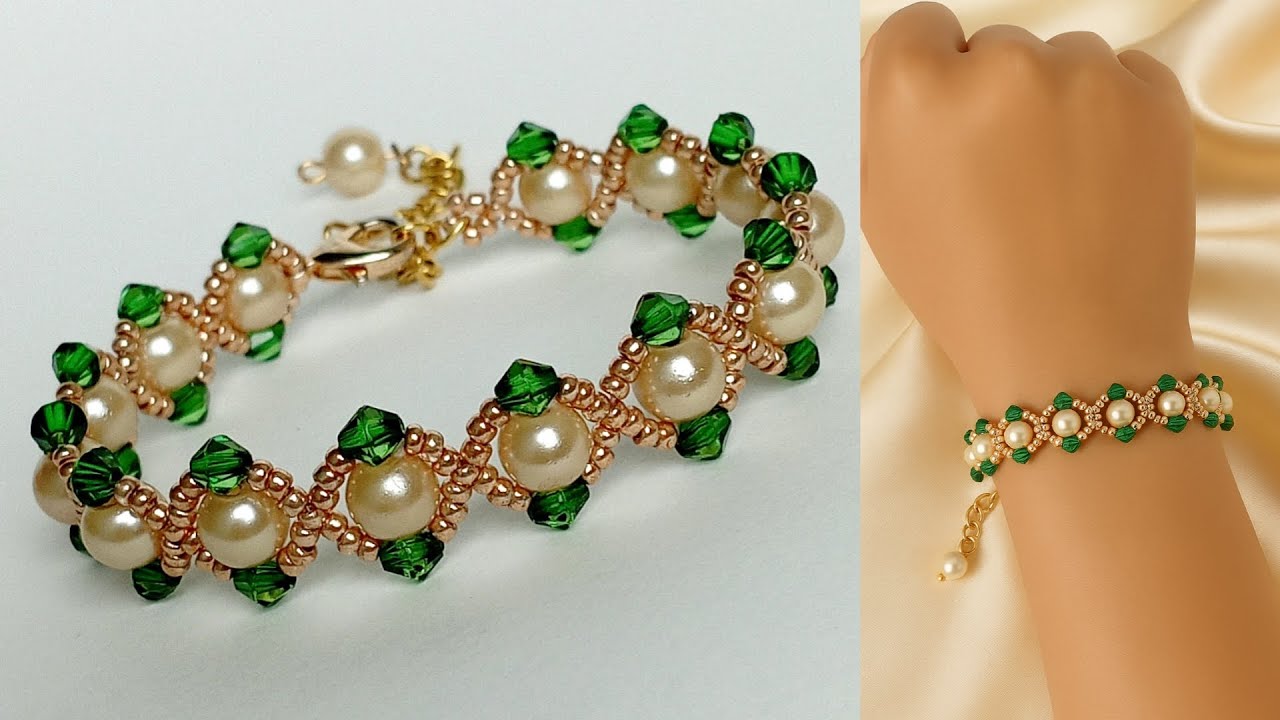 Easy bracelet making at home || latest bracelet designs for women || bracelet making with beads