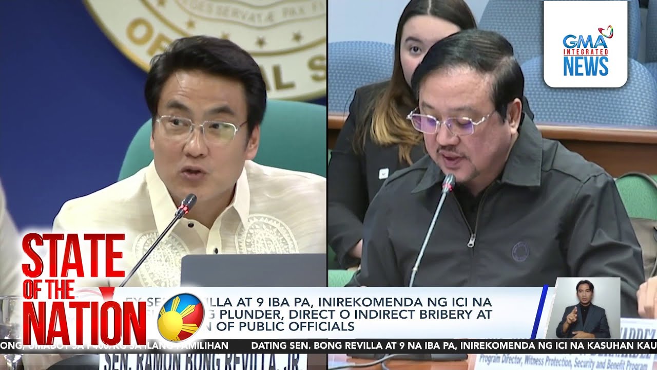ICI recommends plunder raps vs ex-Sen. Revilla, nine others | SONA