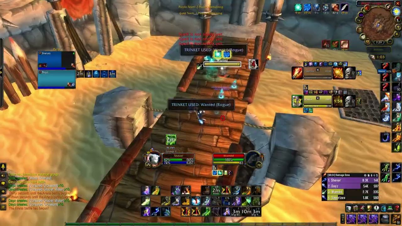 TBC Elemental Shaman 2v2 Arena PVP - Season 1 Anniversary 2026 & Road to 2k - Ele Shaman Frost Mage