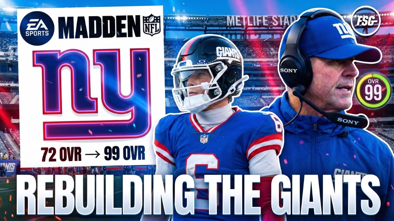 Rebuilding the Giants with Jaxson Dart & John Harbaugh in Madden 26