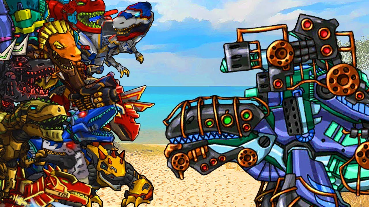 Mosasaurus Nautilus - Lv 65 - Expert Battles - Dino Robot Battle Arena