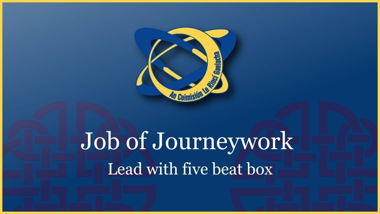 Job of Journeywork - Lead with five beat box