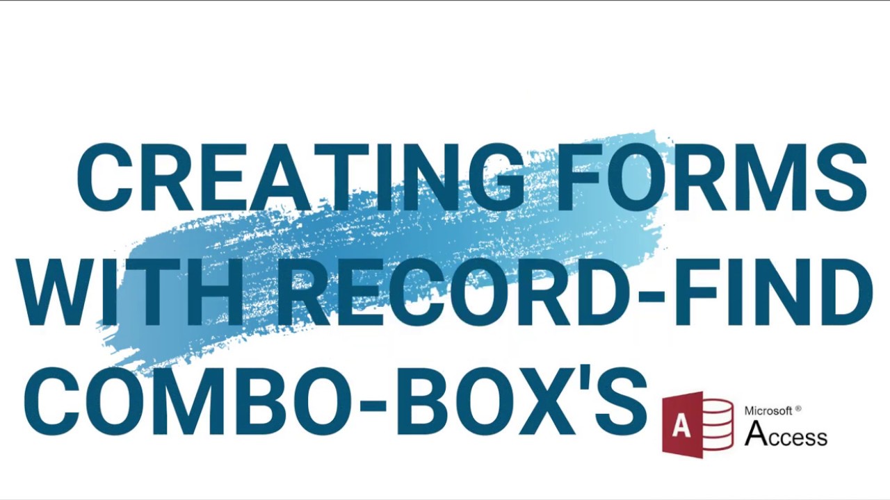 How to create a form Combo box to display relevant records based on selection - BTEC Level 3 IT