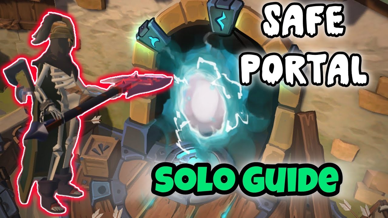 Safe Way to Grind S.A.F.E Portals Solo guide! Albion Online -Mobile ⚔️
