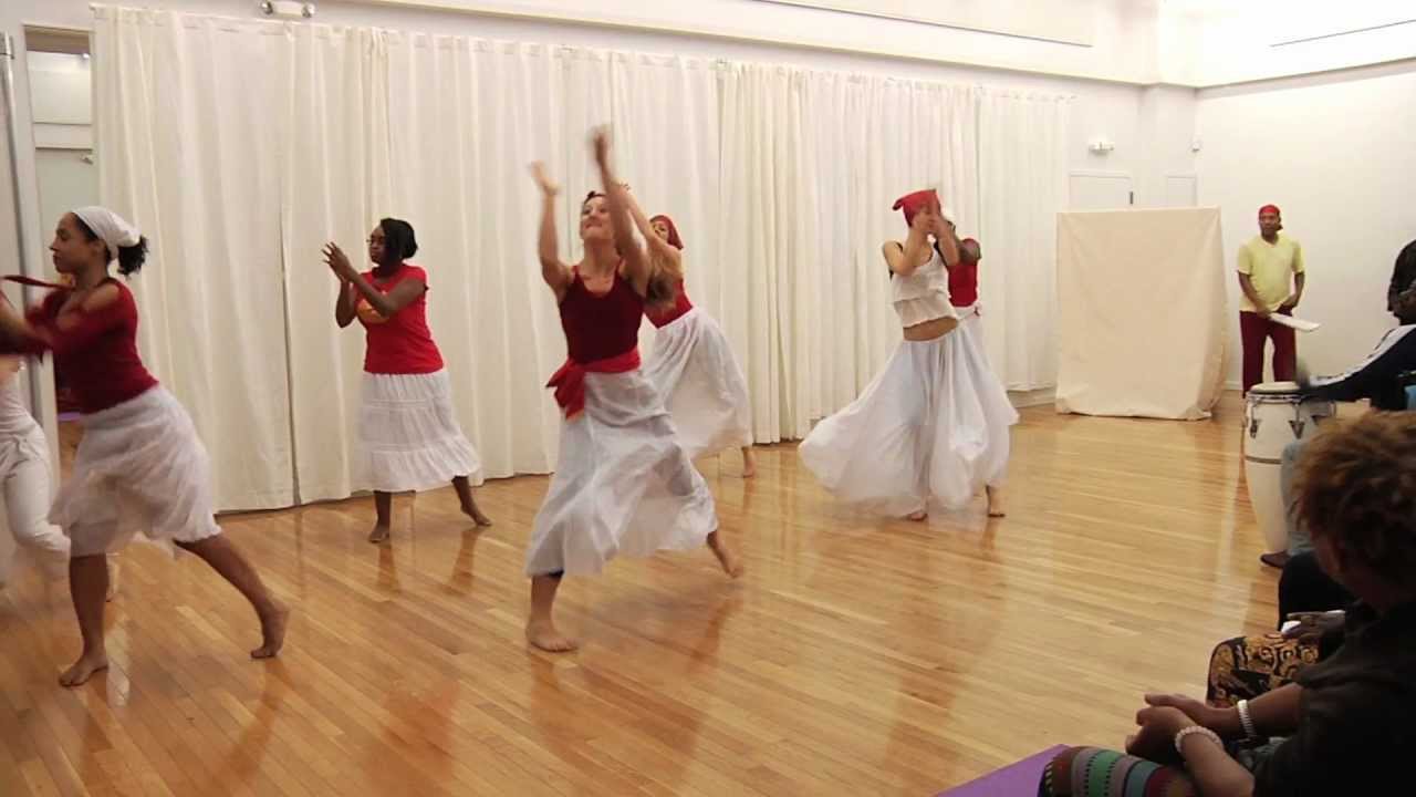 Julio Jean and Afro-Haitian students perform "Dessalines" - Cumbe Performance Showcase 12/1/12