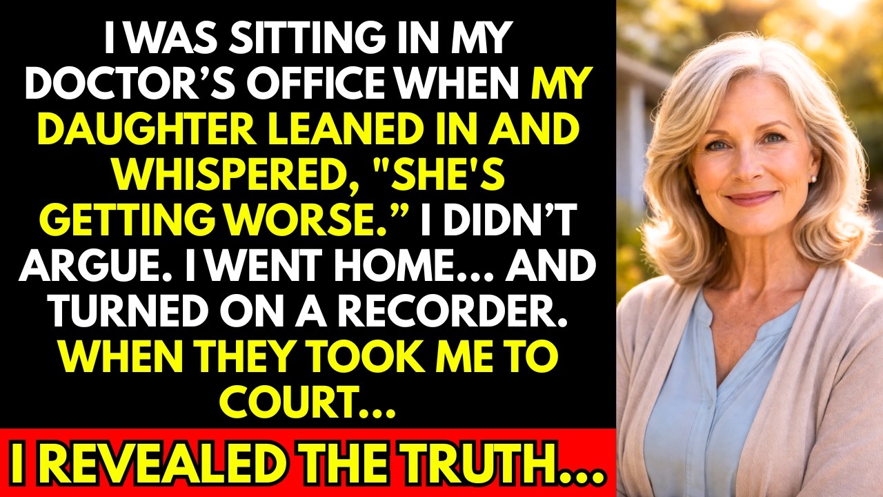 At My Doctor’s Office, My Daughter Whispered “She’s Getting Worse”—So I Secretly Recorded Everything