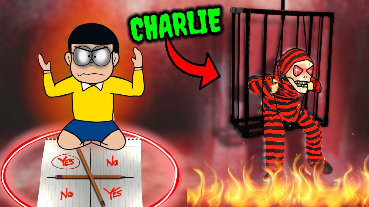 Nobita Killed Charlie 😱 | Charlie Charlie Ghost Game 💀 