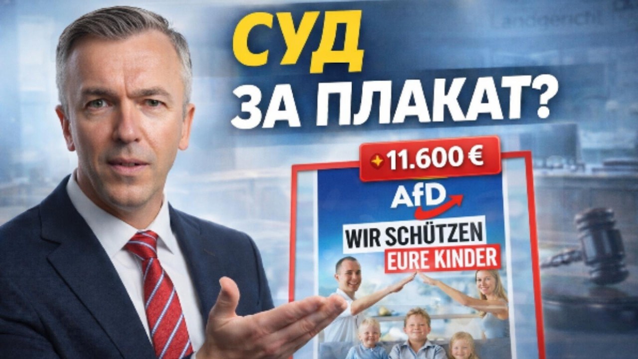 Суд признал плакат AfD незаконным: приговор вынесен