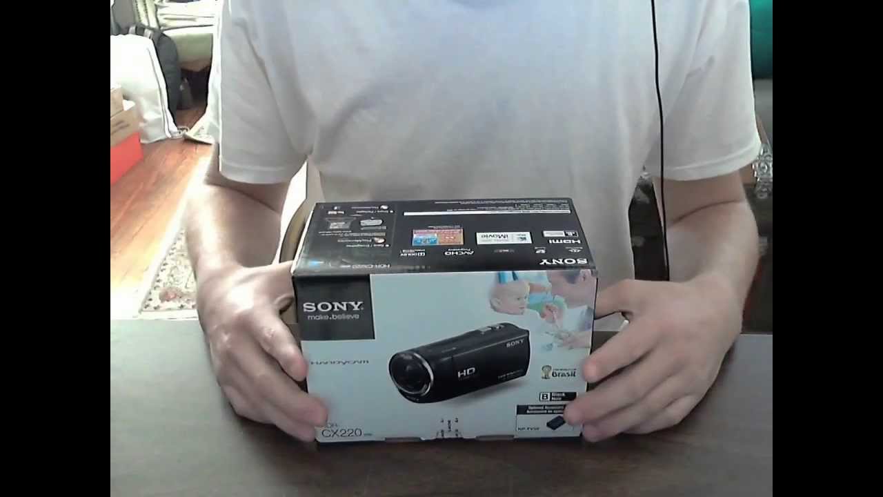 Sony HandyCam HDR-CX220 Unboxing and Review