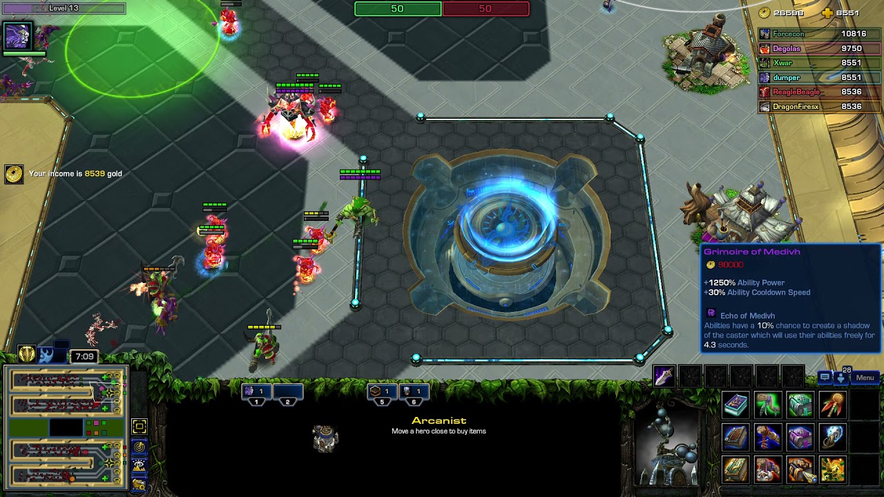 StarCraft II Arcade Hero Line Wars Episode 6 Necrolyte
