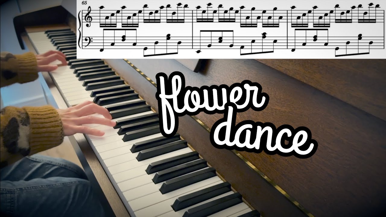 Flower Dance (C major simplified version) - DJ Okawari ⎮ piano cover