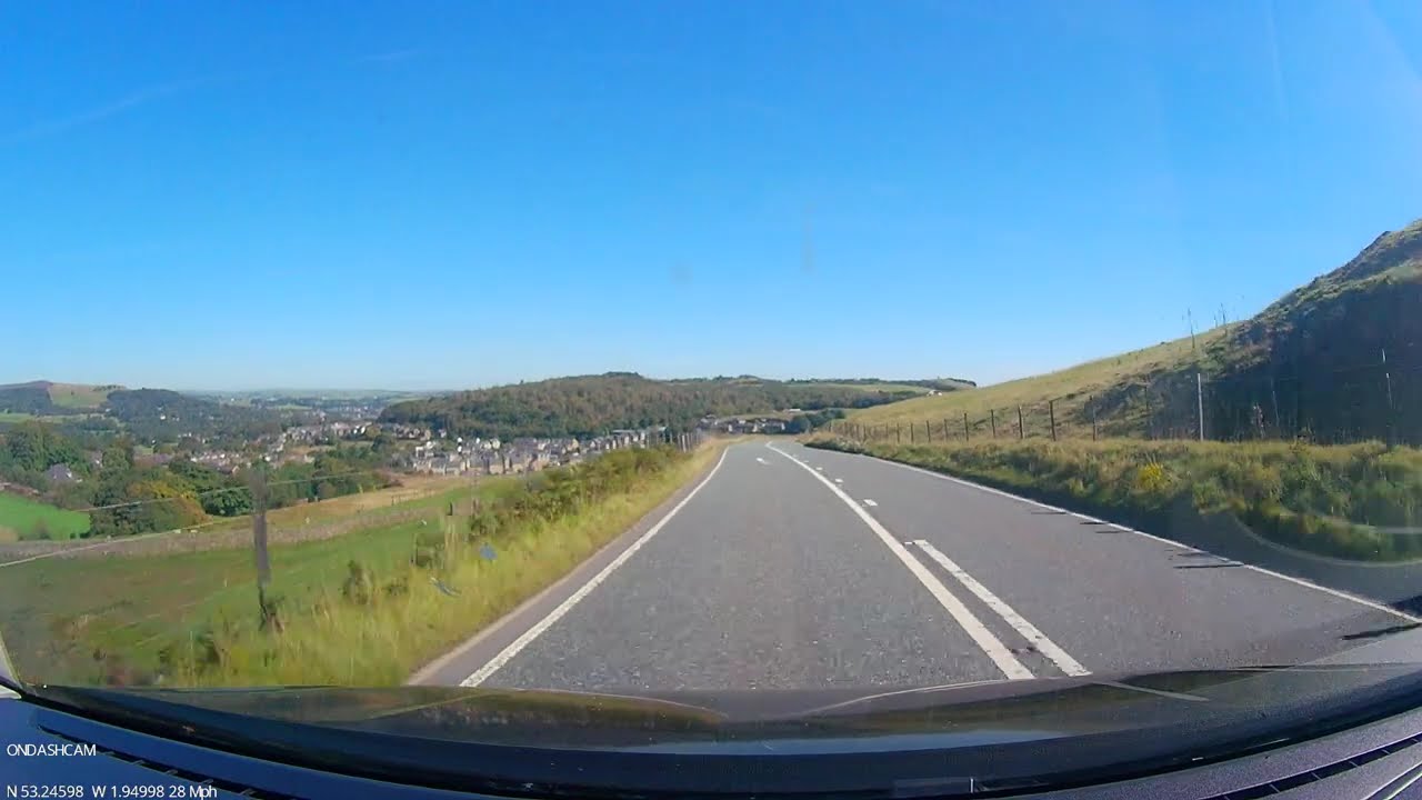 Macclesfield, İngiltere'de 4K Dinlendirici Yolculuk | Cheshire Manzaraları | Dashcam Turu