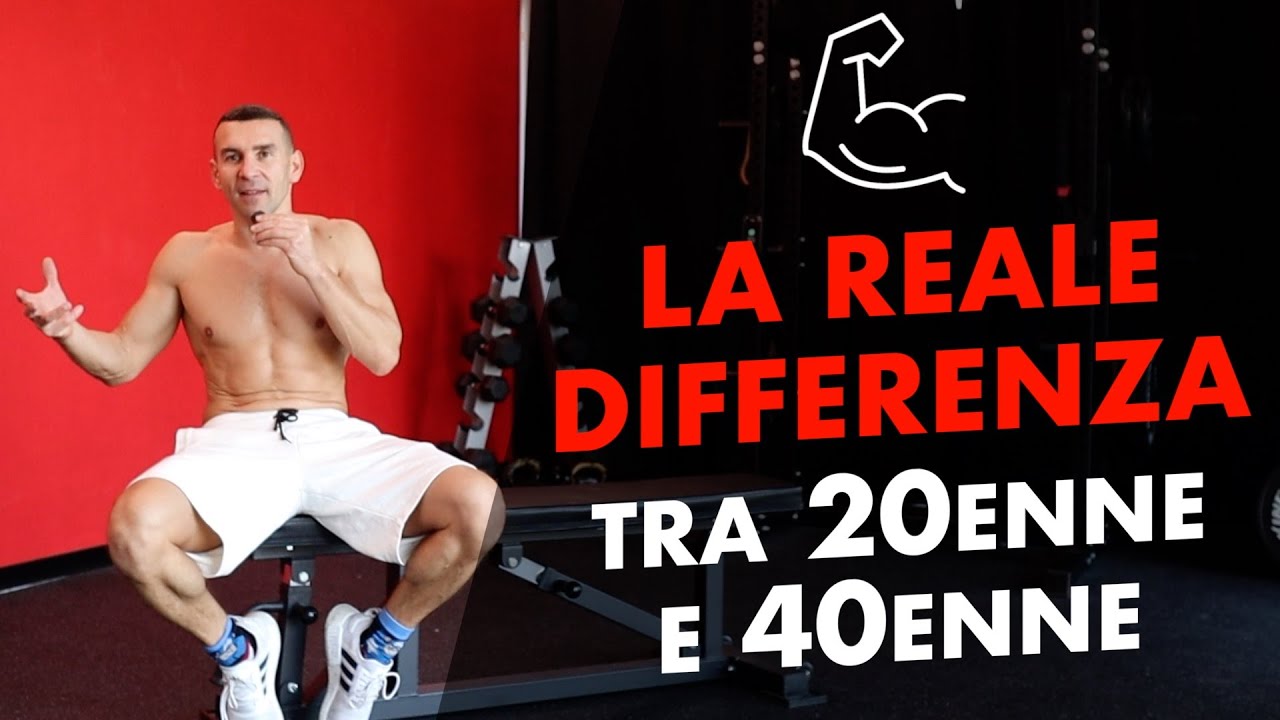 Differenza allenamento tra 20enne e 40enne