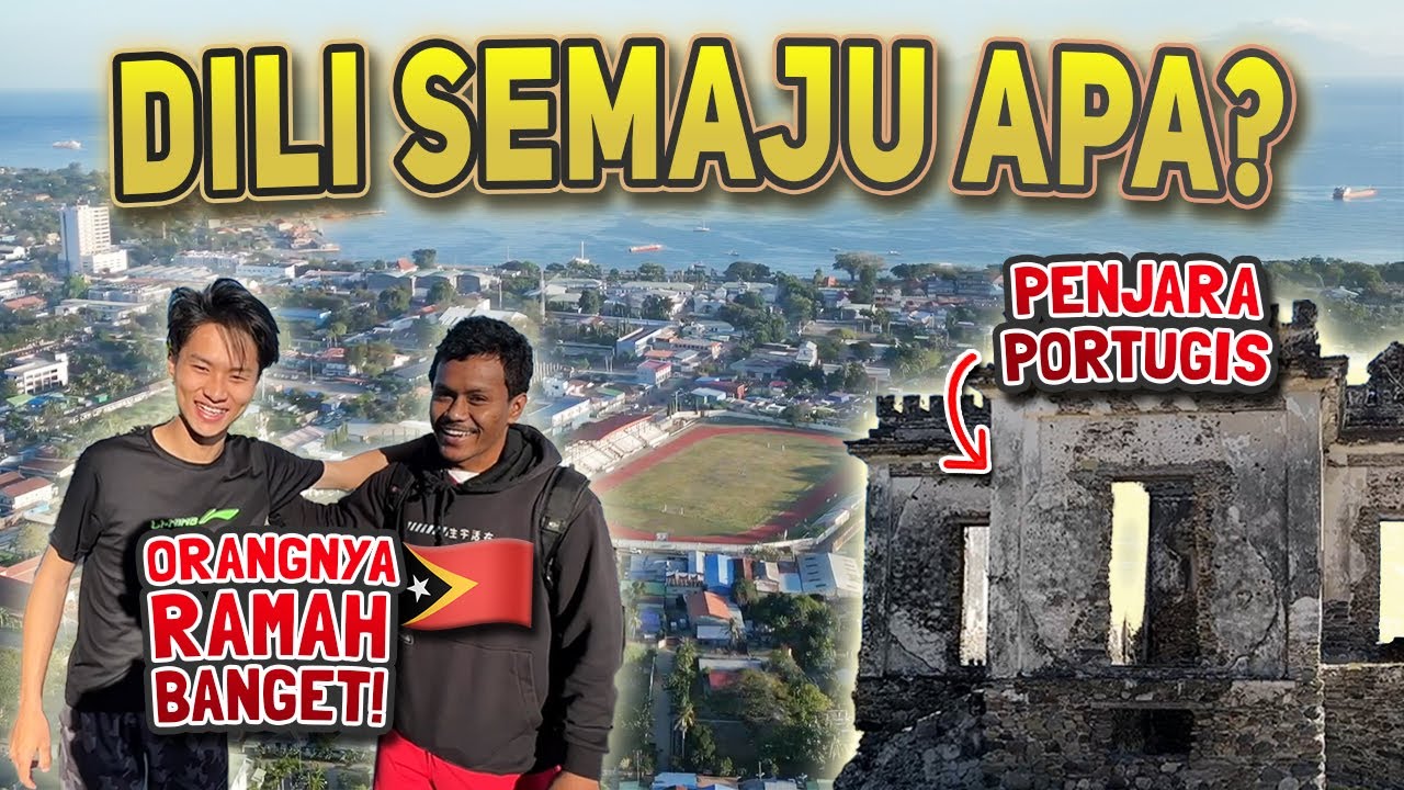Menjelajahi Kota PORTUGIS Kecil di Asia Tenggara😱⁉️DILI, Sang Ibu Kota Negara Tetangga TIMOR LESTE🇹🇱