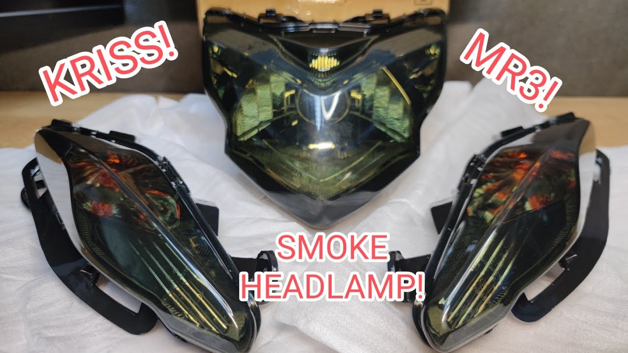 Kriss MR3 - Pasang lampu & signal depan smoke #modenas #kriss #mr3 #motorcycle #headlamps #signal