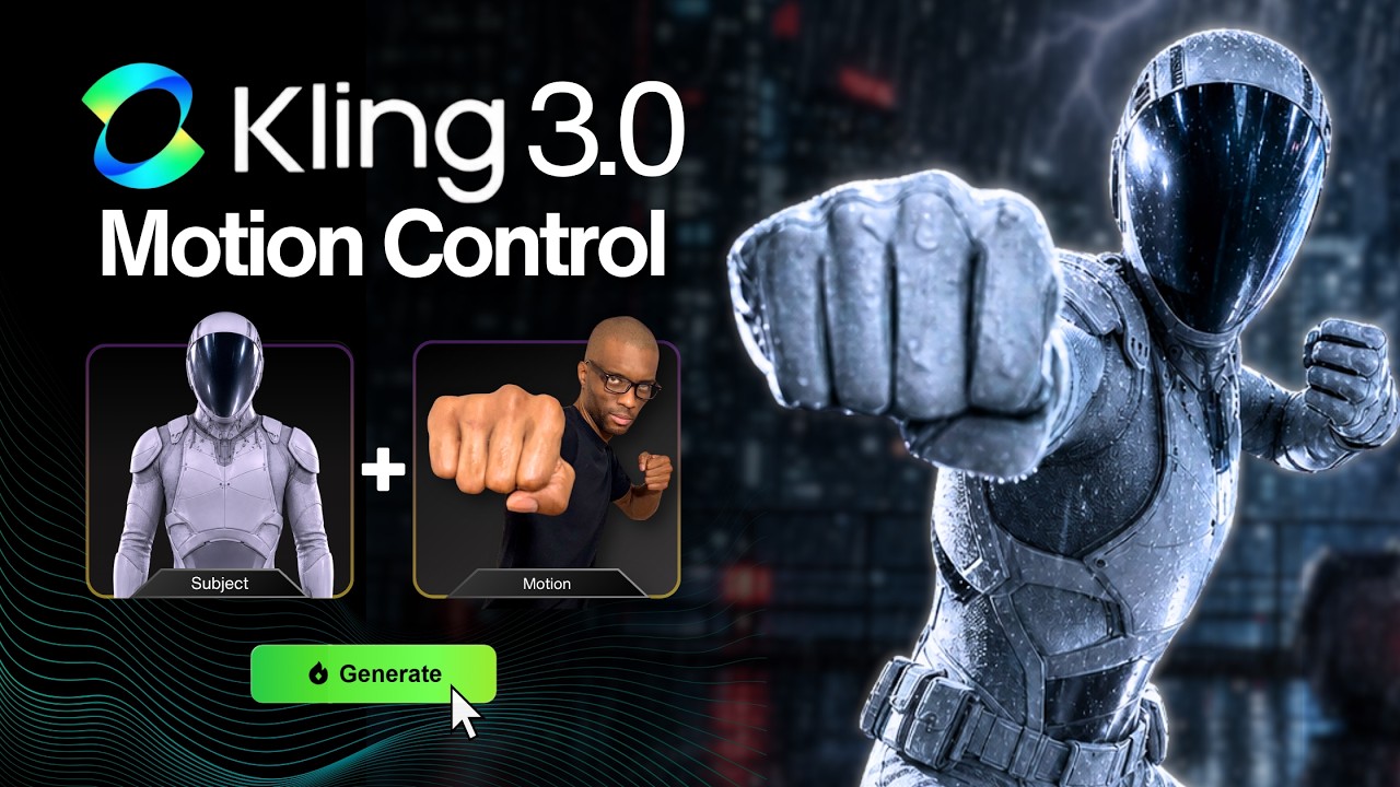 Kling 3.0 Motion Control &mdash; оживляем ЛЮБОГО персонажа!
