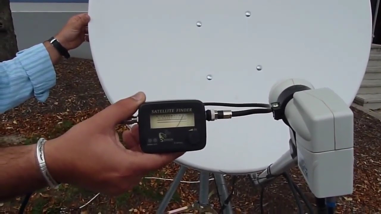 TV Dish Satellite Alignment Meter Finder