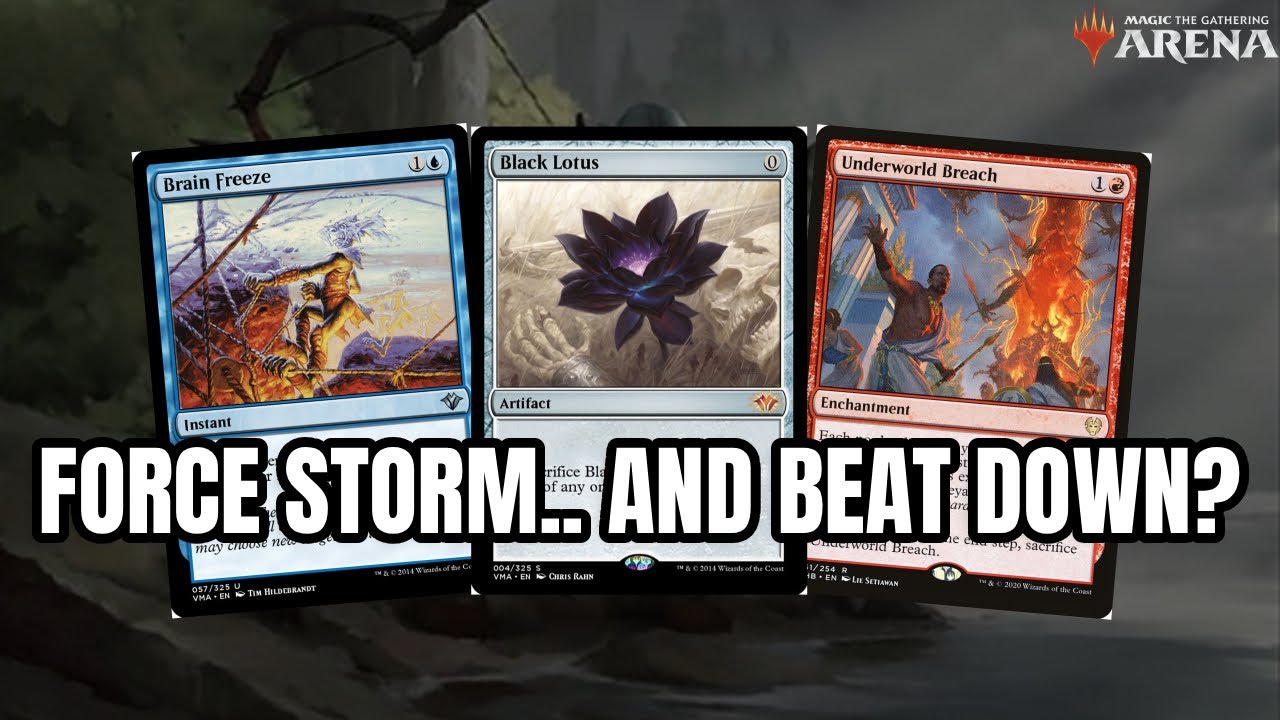 Force storm... and beat down? - MTG Arena Powered Cube Draft 9