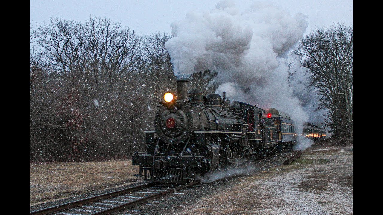 Steam in the Snow at the Valley Railroad