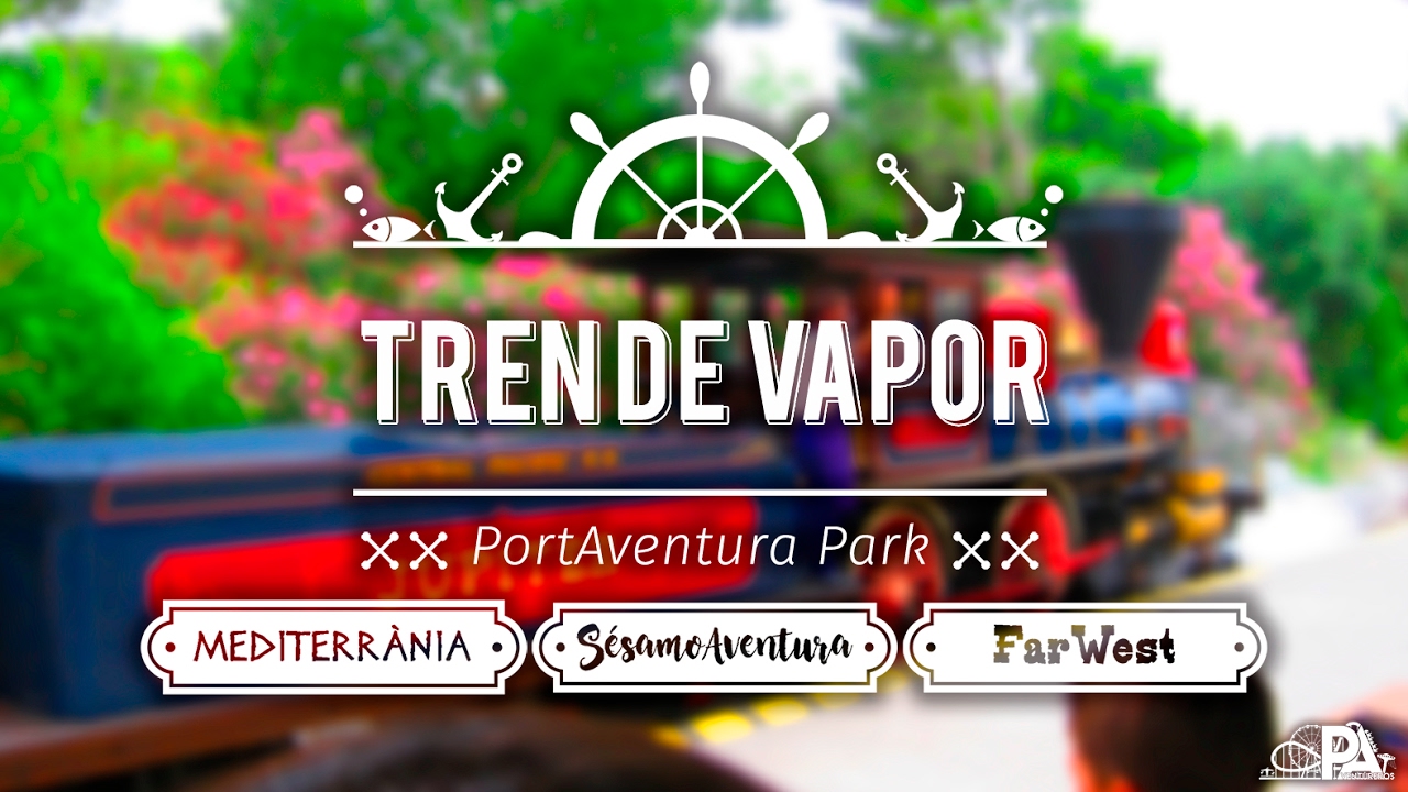 Tren de Vapor PortAventura lado derecho | PortAventureros
